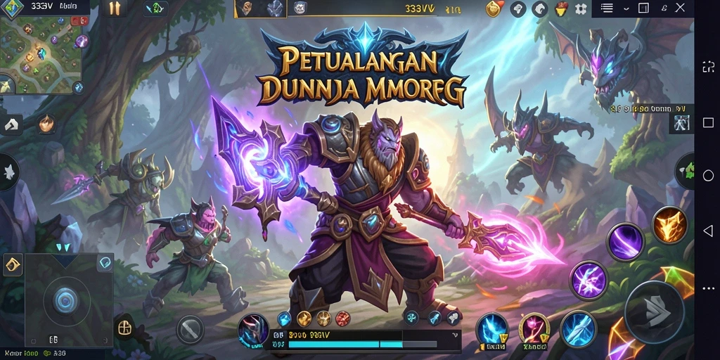 Gameplay menarik dari 333V dalam dunia MMORPG yang penuh petualangan.