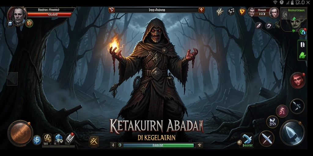 Screenshot game 5ZK dengan suasana kelam dan menegangkan.