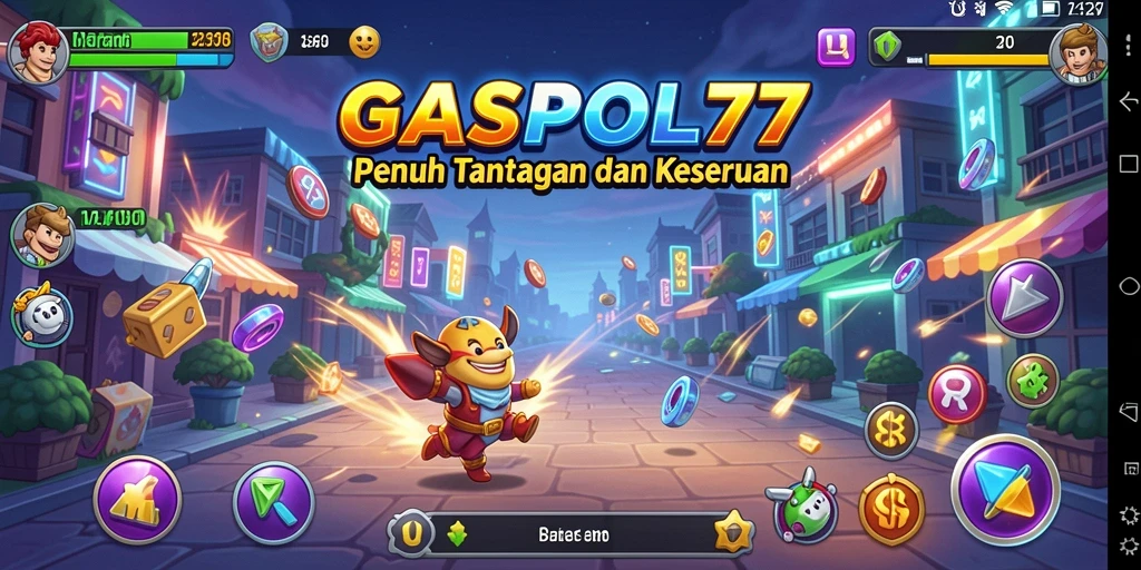 Screenshot GASPOL77 menunjukkan gameplay seru dan tingkat keseruan yang tinggi.