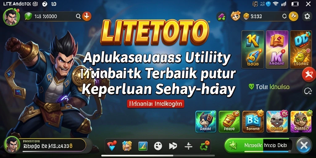 Tampilan antarmuka LITETOTO yang intuitif dan user-friendly.