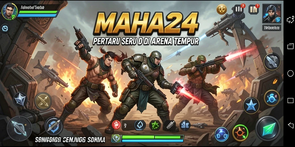 Tampilan pertarungan seru dengan karakter unik dalam MAHA24.