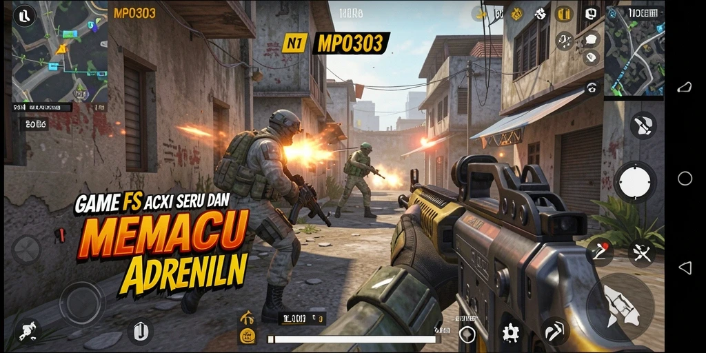 Gameplay seru MPO303 dengan aksi tembak-menembak yang intens.
