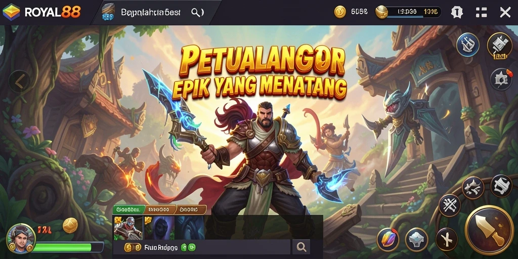 Gameplay <strong>ROYAL88</strong> yang menarik dan penuh aksi.
