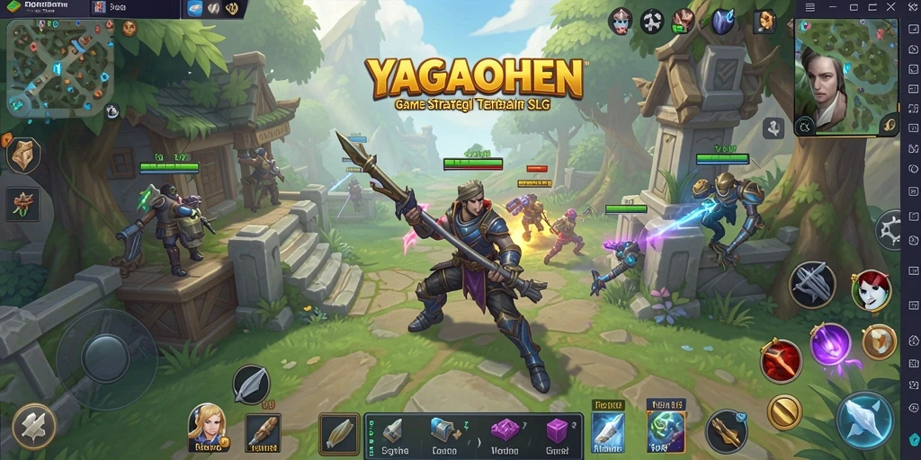 Gameplay menarik di YAGAOHEN, bangun kerajaan dan perang strategis.